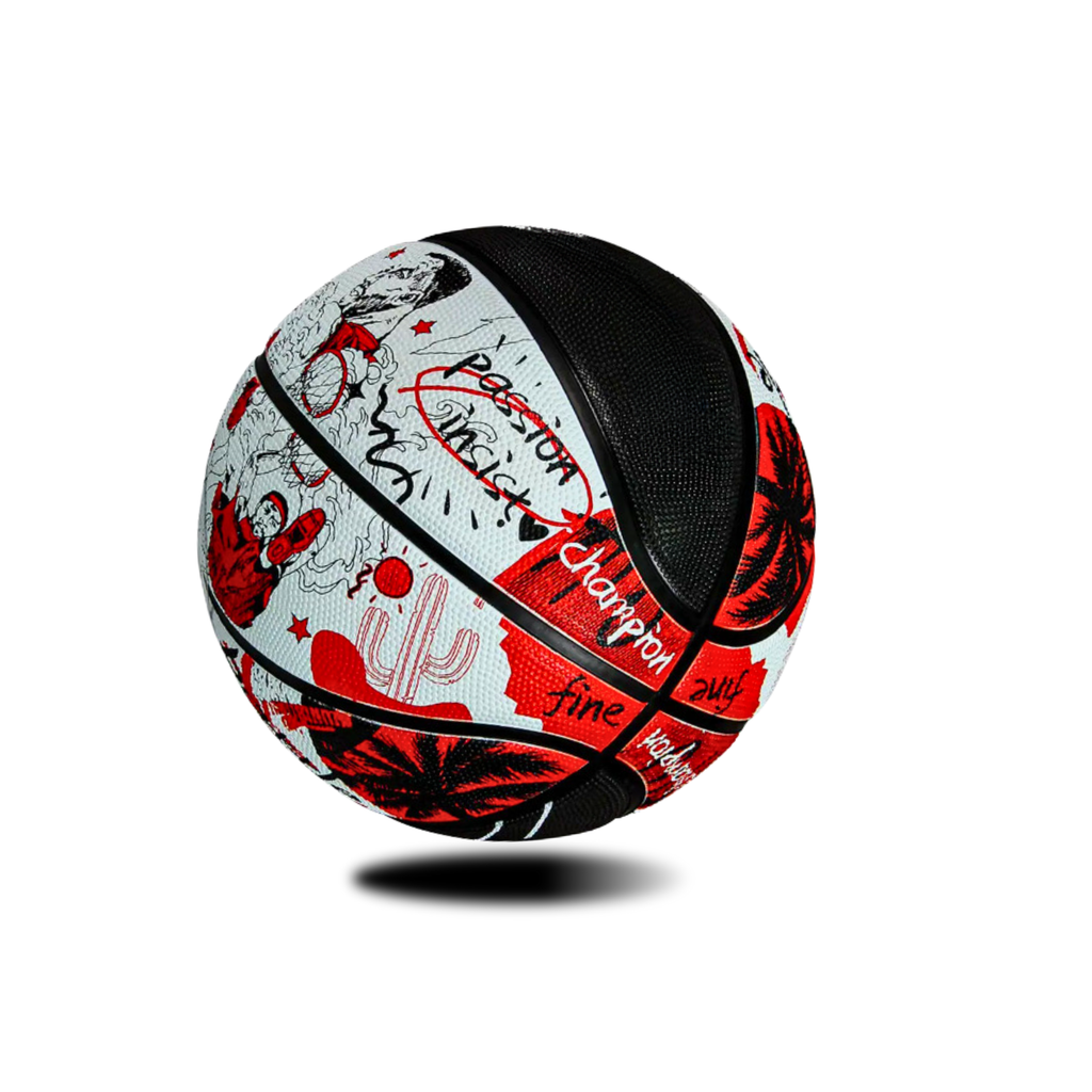 Limited Edition Graffiti Basketball Size 7 .Vibrant Street Art Design.