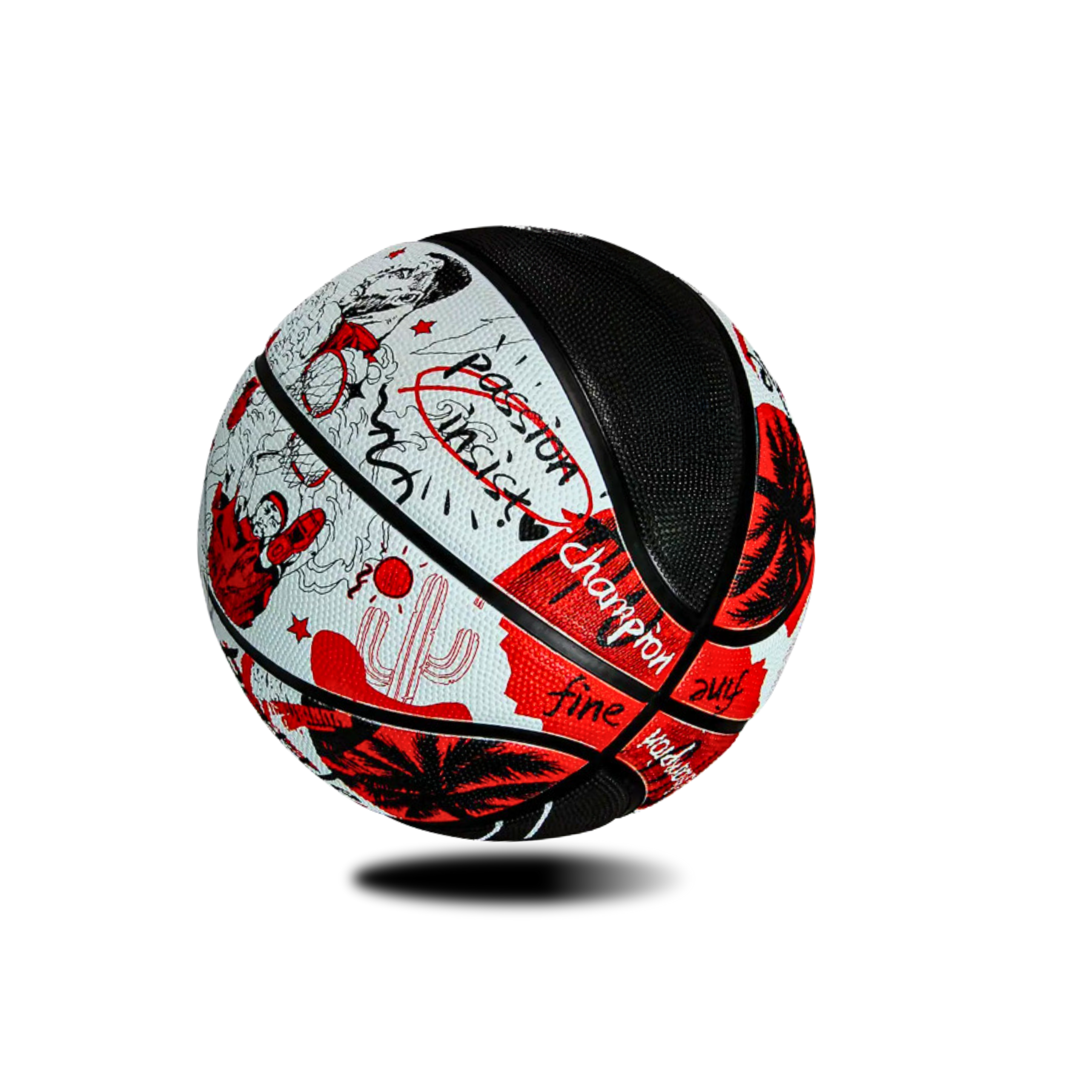 Limited Edition Graffiti Basketball Size 7 .Vibrant Street Art Design.