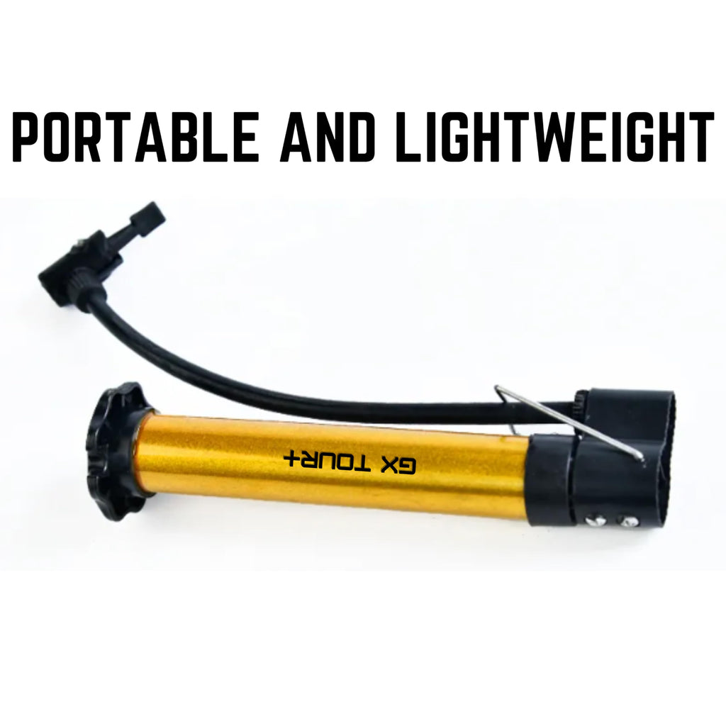 Ball inflator with moisten Needles. Easy to Operate and Kid Friendly. Basketball, Football, Soccer and Much More. Durable Metallic case.