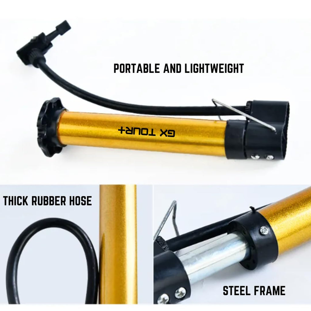 Ball inflator with moisten Needles. Easy to Operate and Kid Friendly. Basketball, Football, Soccer and Much More. Durable Metallic case.