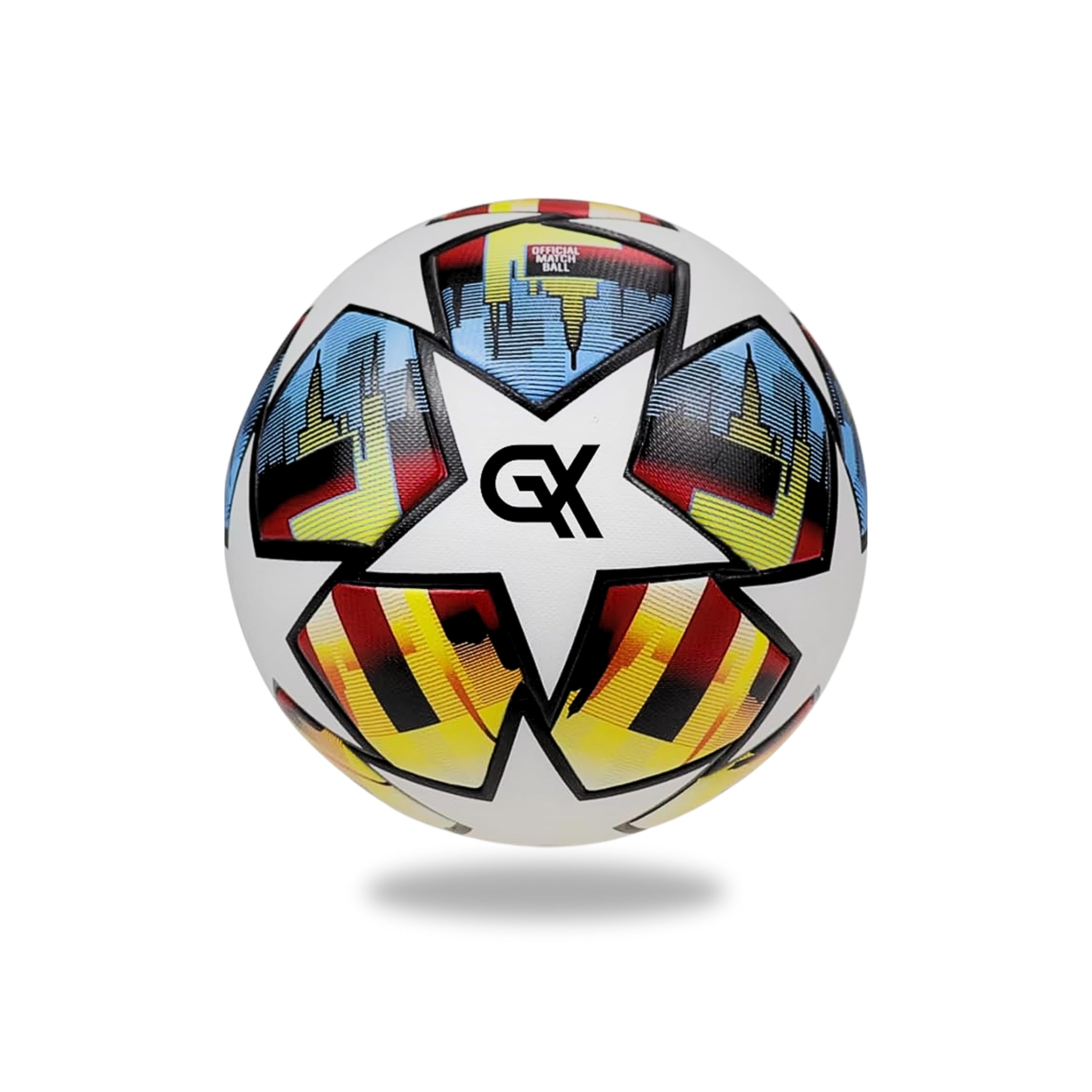 GX TOUR+ Soccer Ball Size 5 – Premium Grade PU Construction, Durable Professional Tournament Ball Indoor/Outdoor Sports,Training & Match, High-Performance Design for All Levels