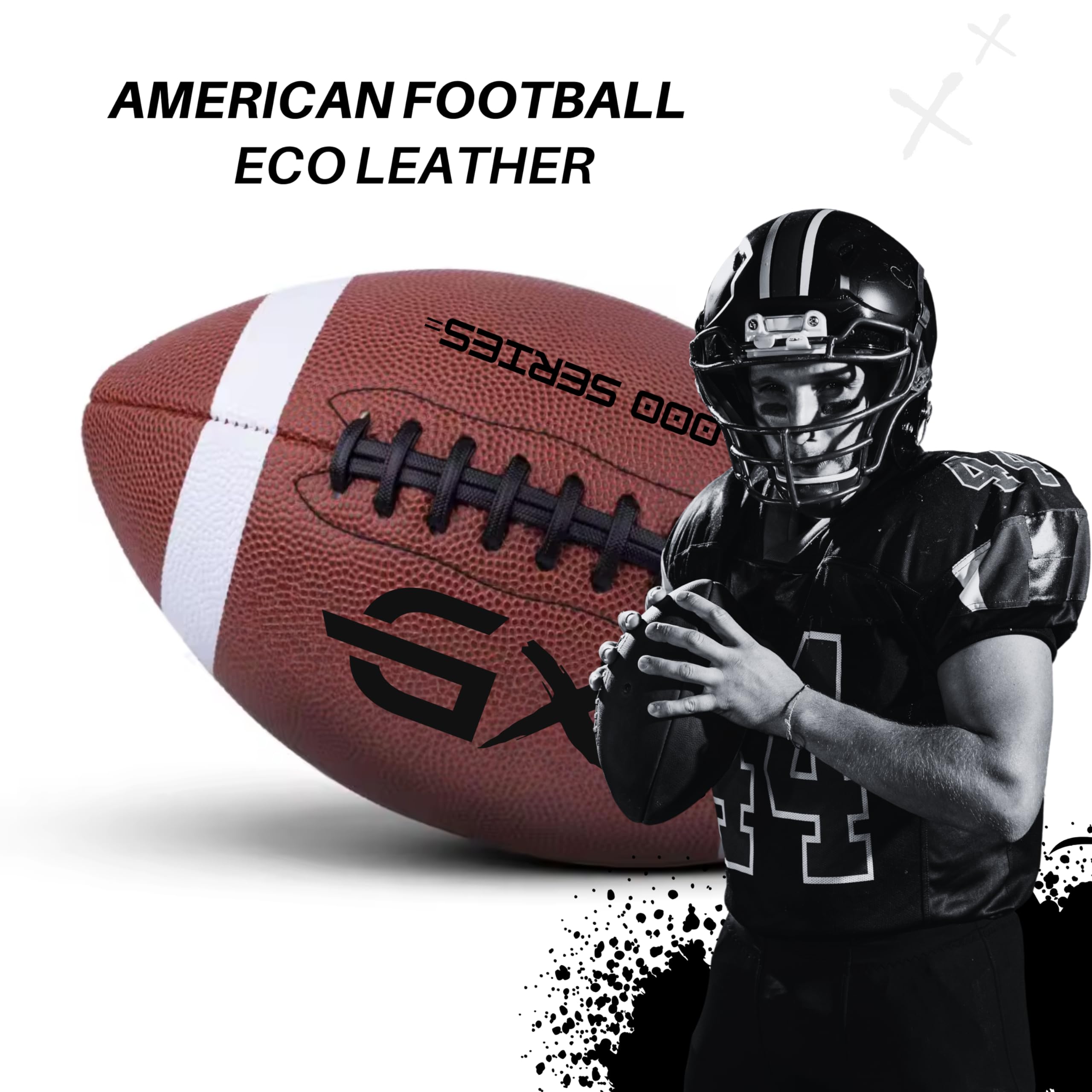 GX TOUR+ Official Size 7 Football. Youth Size Suitable for Ages 12 to 17.Unique white leather edition.