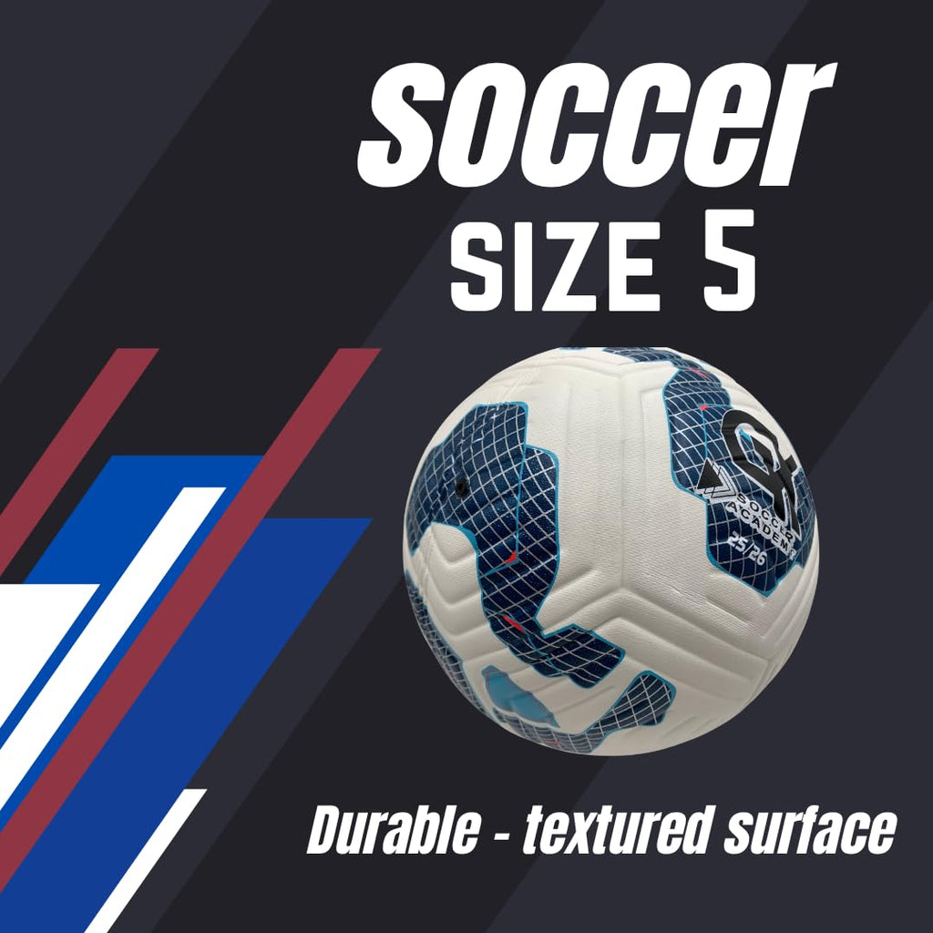 GX Soccer Academy Tour+ Professional Soccer Ball, Size 5, Green and White Competition Ball