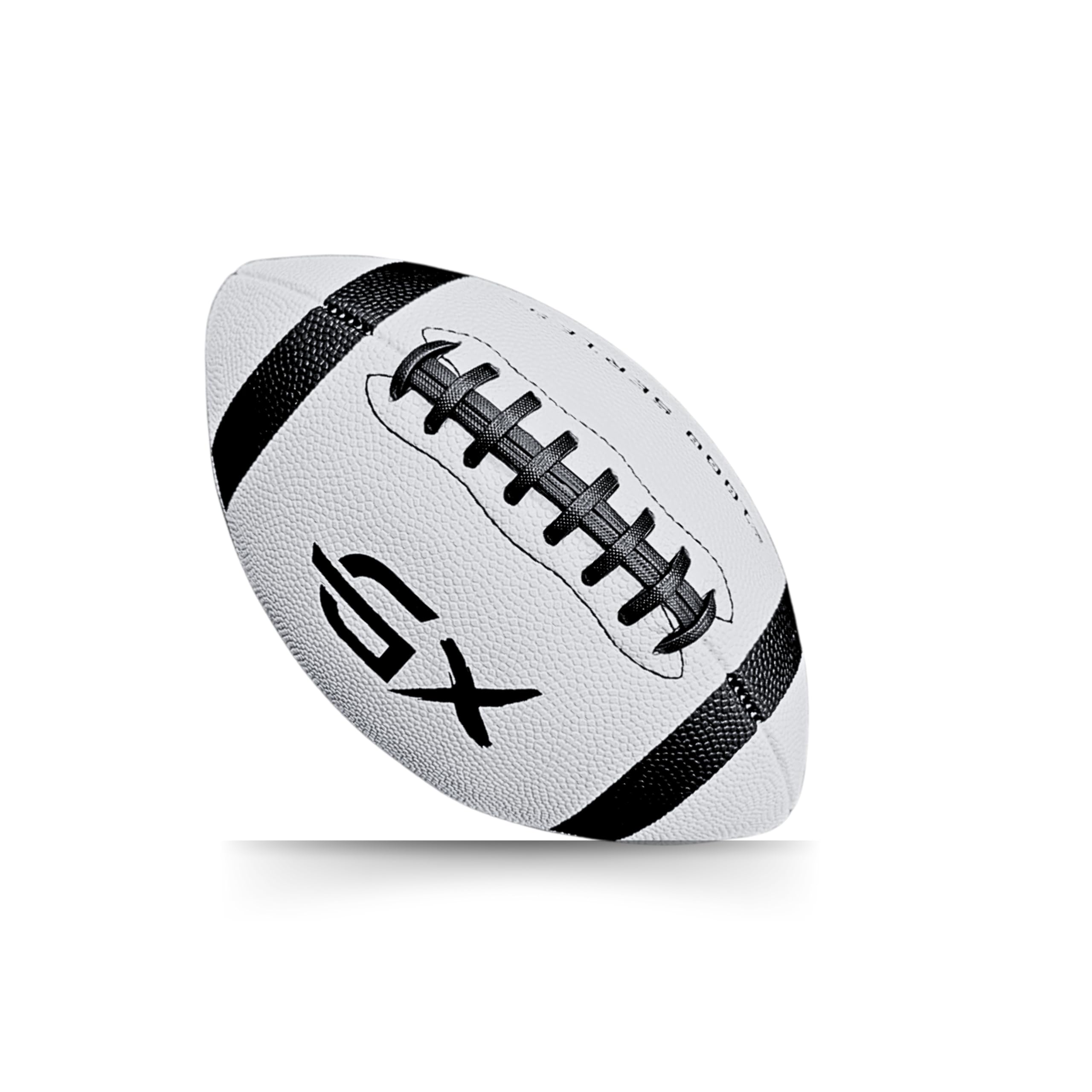 GX TOUR+ Official Size 7 Football. Youth Size Suitable for Ages 12 to 17.Unique white leather edition.