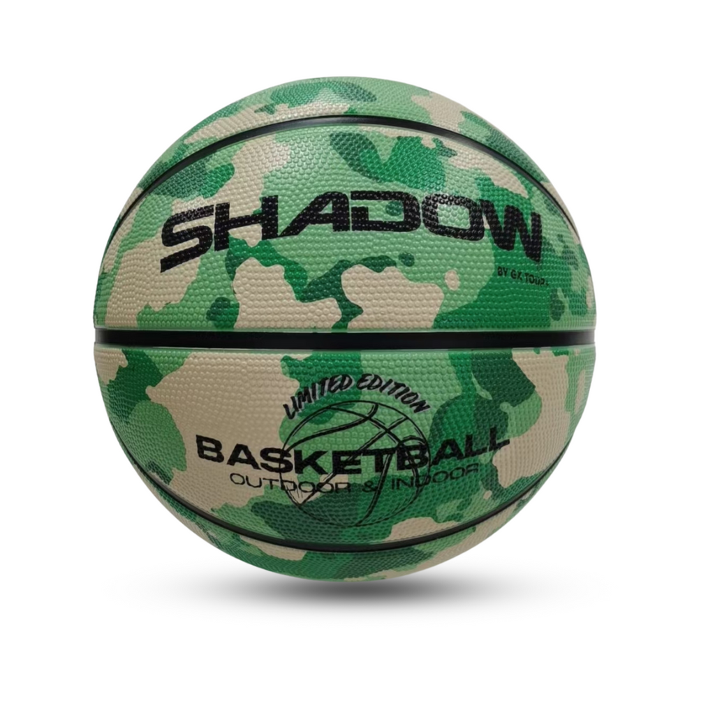 GX TOUR+ Shadow Limited Edition Basketball, Regulation Size 7, 29.5 inches, White Grey. Indoor and Outdoor. Great Gift idea.