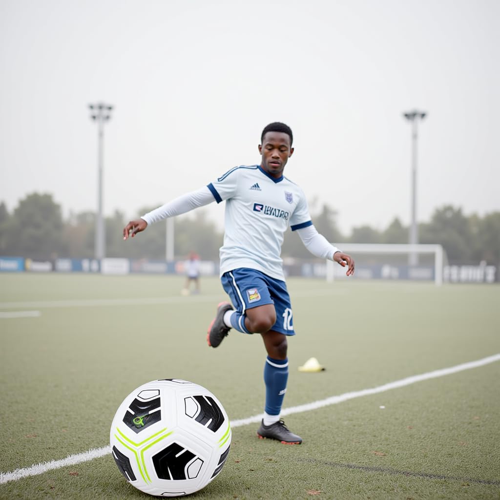 GX TOUR+ Professional Soccer Ball Size 5 – Premium Grade PU Construction.