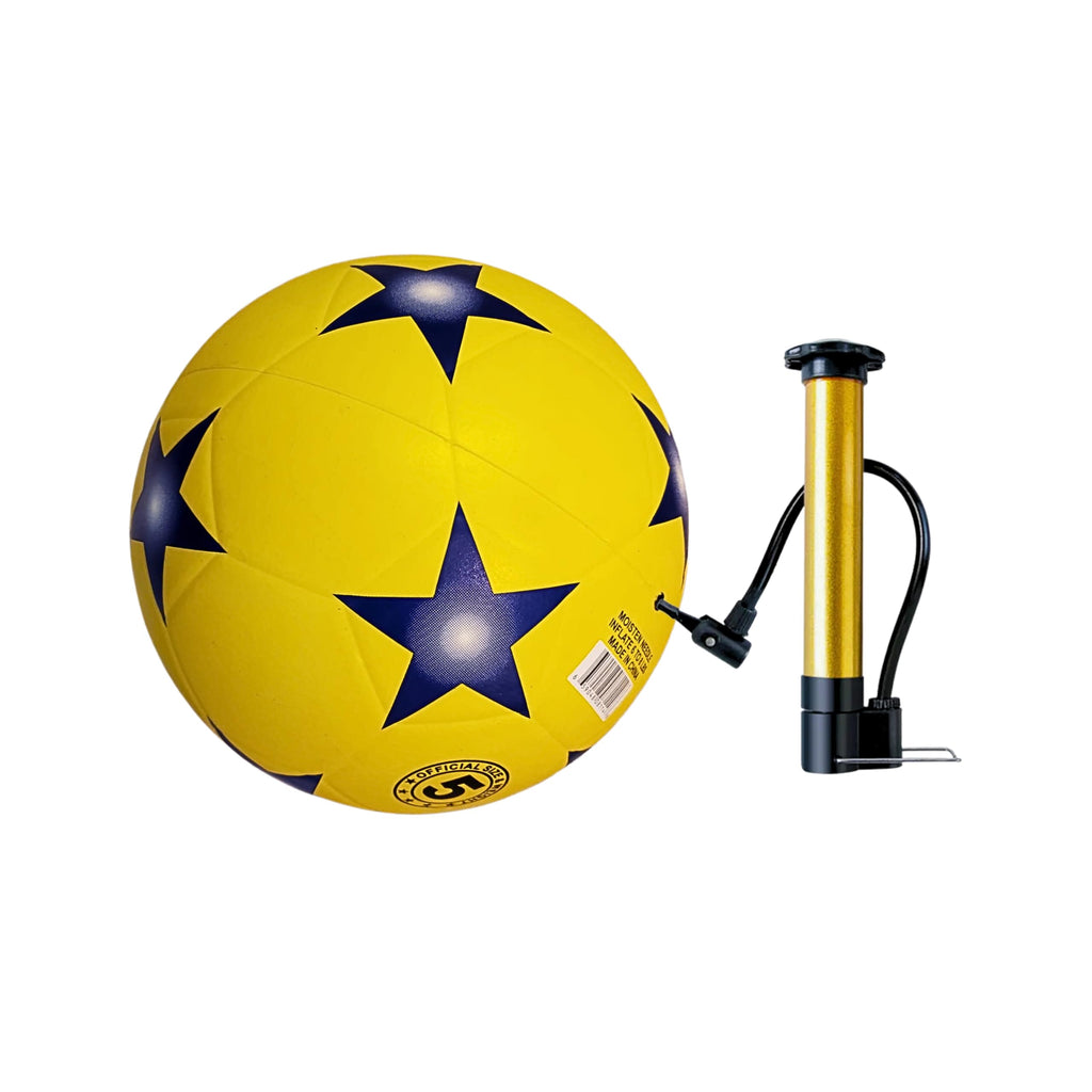 GX TOUR+ Thick Rubber Soccer Ball. Strong core. Size 5. Indoor and Outdoor Play.