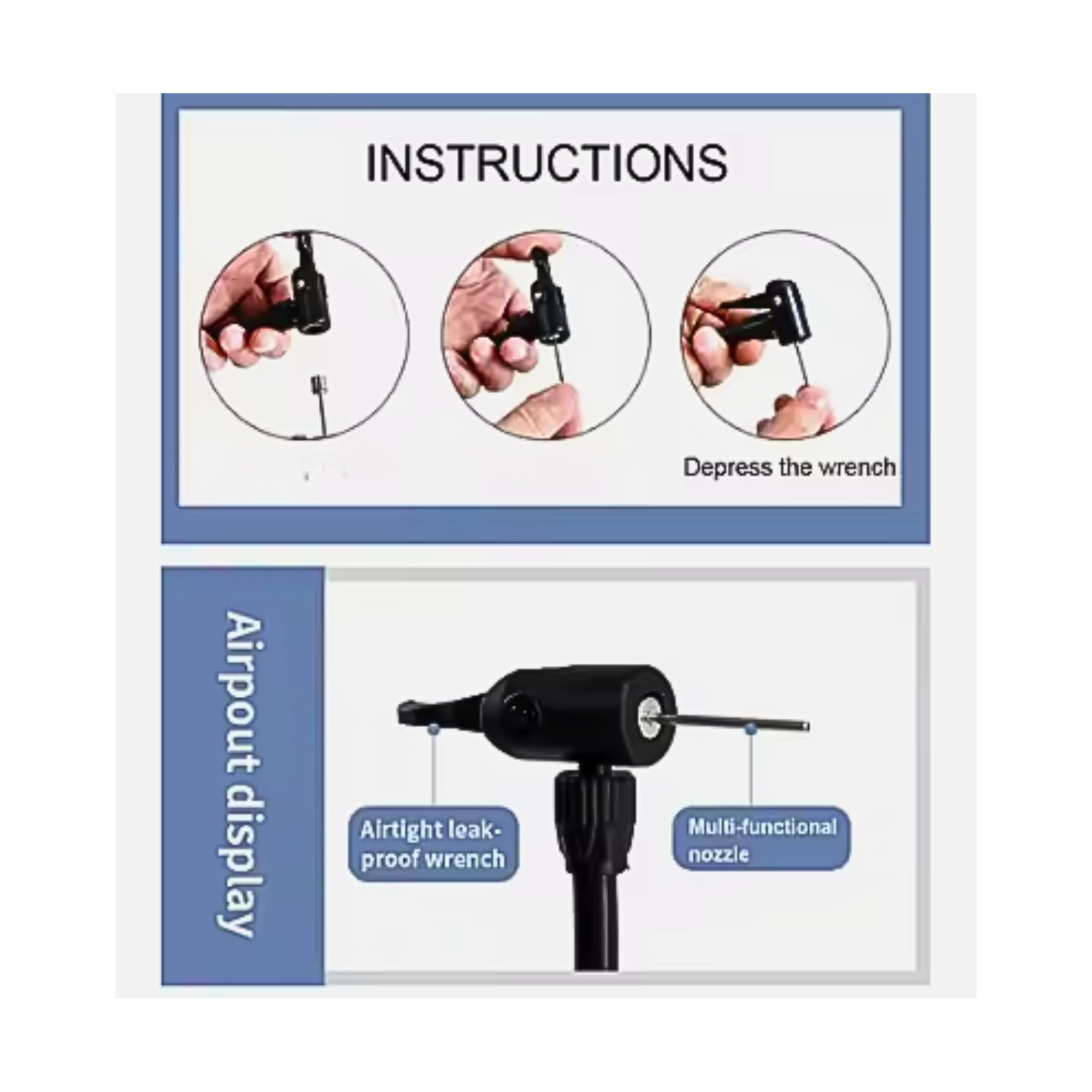 Ball inflator with moisten Needles. Easy to Operate and Kid Friendly. Basketball, Football, Soccer and Much More. Durable Metallic case.