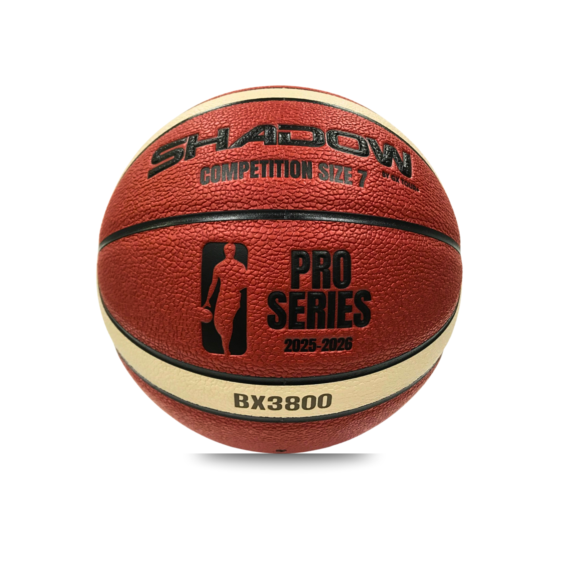 Shadow Pro Series 3800 Basketball, Size 7, Premium Competition GST leather.