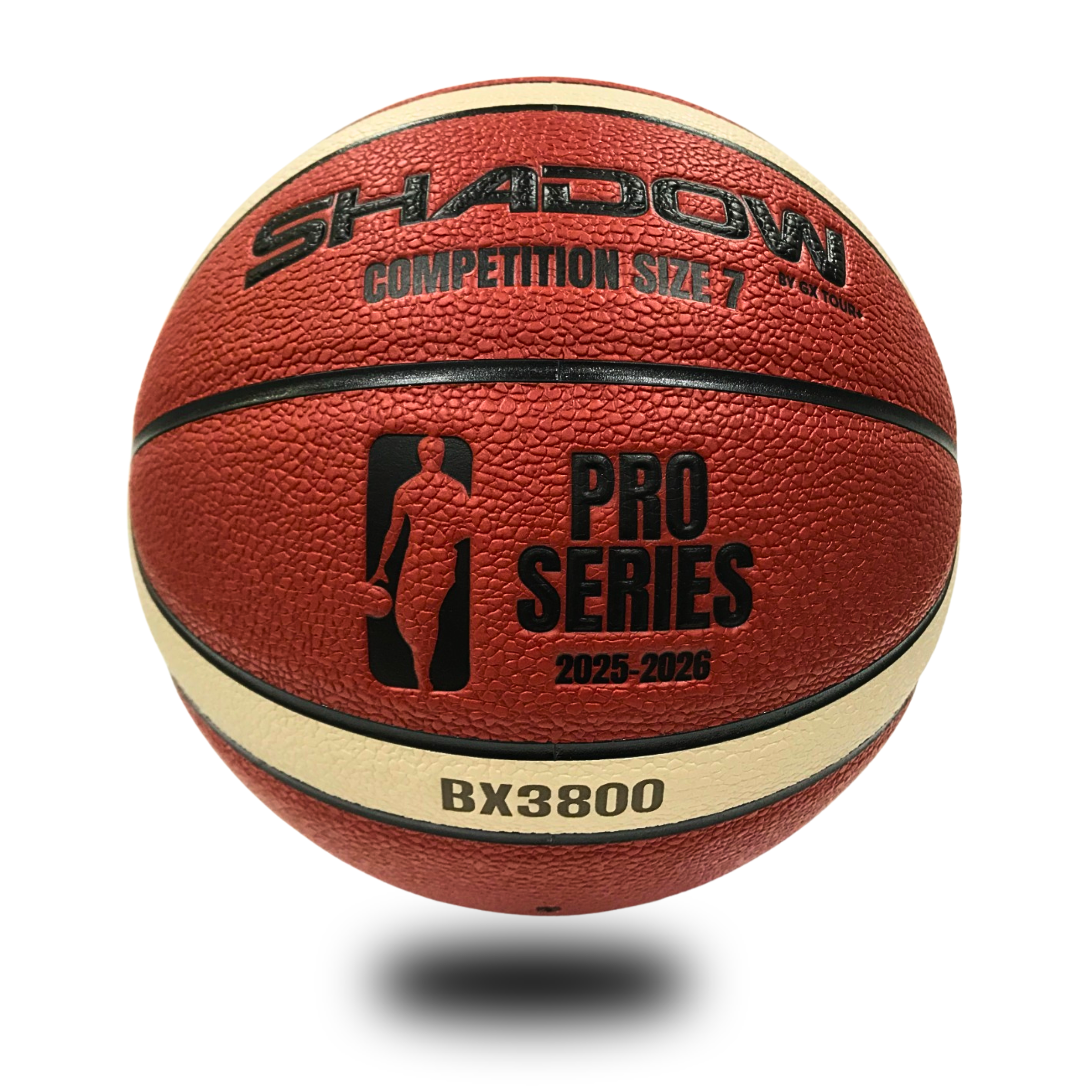 Shadow Pro Series 3800 Basketball, Size 7, Premium Competition GST leather.