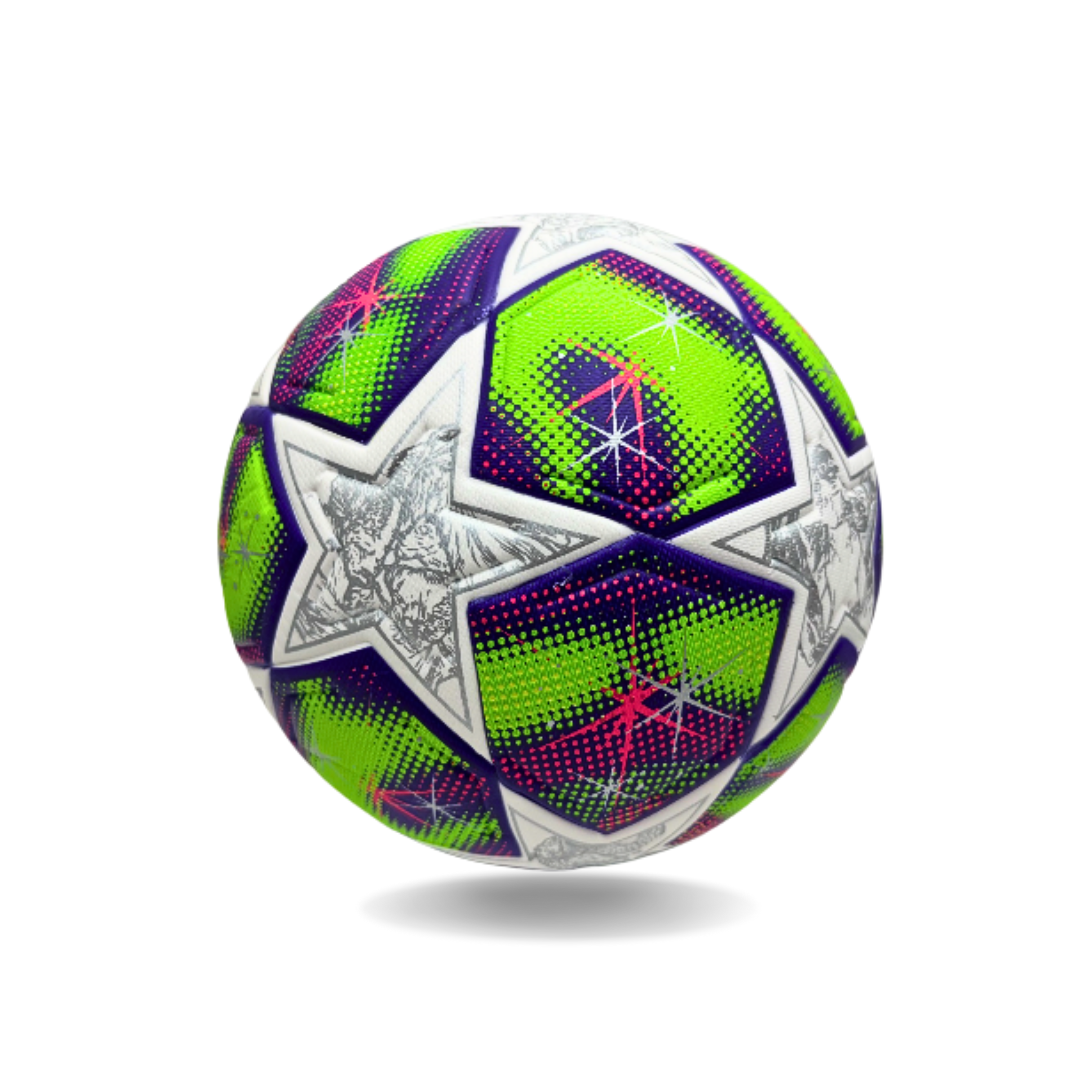 GX Professional Soccer Ball, Size 5, Textured Surface, All-Terrain Training Competition Ball.